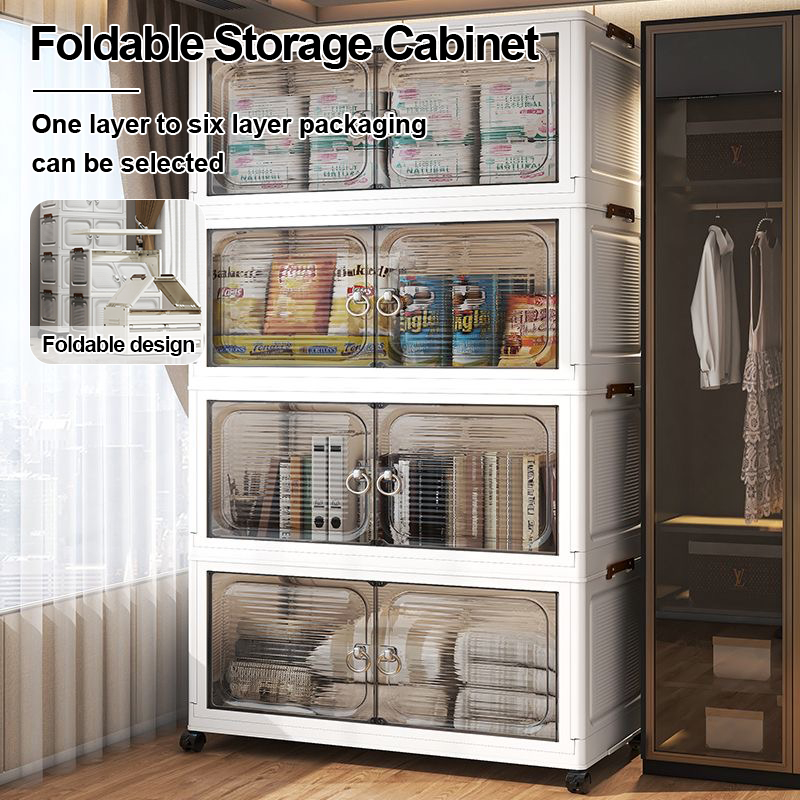 Foldable Cabinet Drawer Storage Box Plastic Clothes For Wardrobe ...