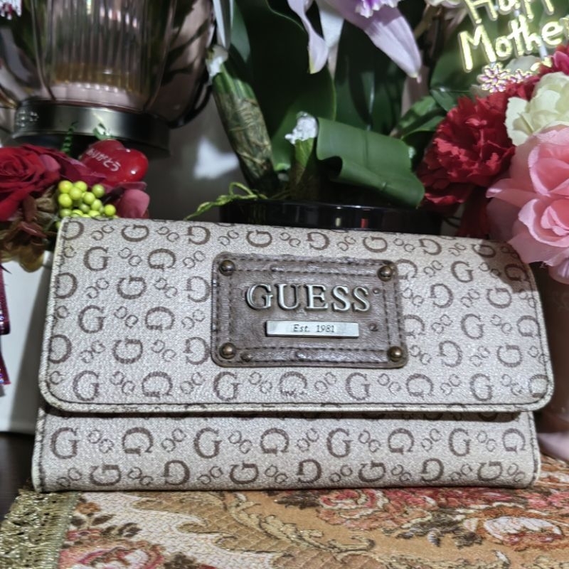 proloved guess long wallet made in indonesia Shopee Philippines