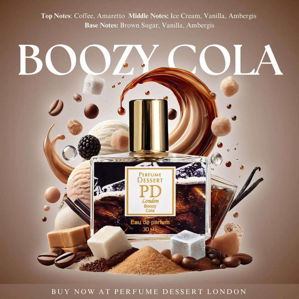 OFFICIAL DISTRIBUTOR Original Perfume Dessert BOOZY COLA 30ml EDP