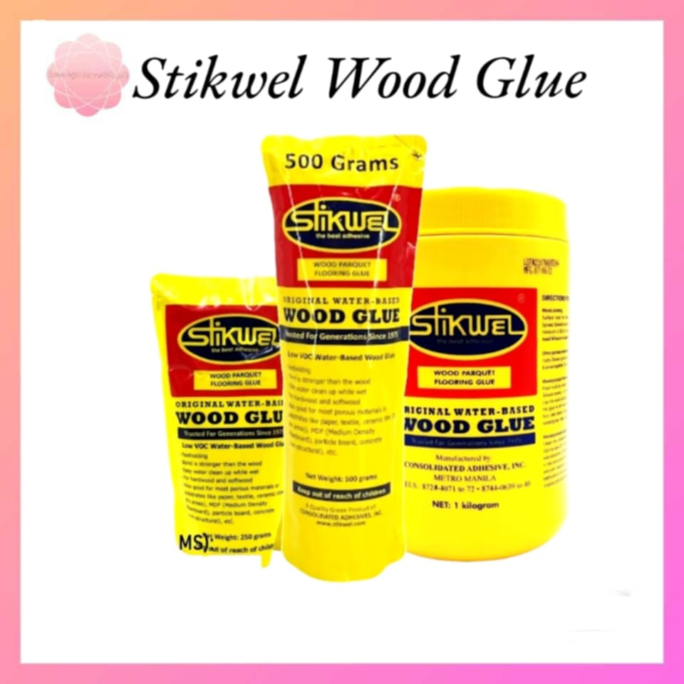 ORIGINAL Stikwel Wood Glue/flooring glue/adhesive (1kg) | Shopee ...