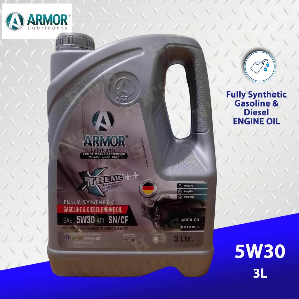 Armor Xtreme++ Fully Synthetic Gasoline & Diesel Engine Oil SAE 5W-30 ...