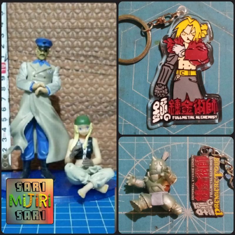 Full Metal Alchemist toys and keychains: Edward Alphonse Elric King ...