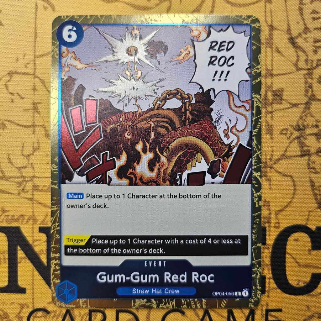 One Piece TCG [ENGLISH] OP04-056 R Gum-Gum Red Roc [ENGLISH VERSION ...