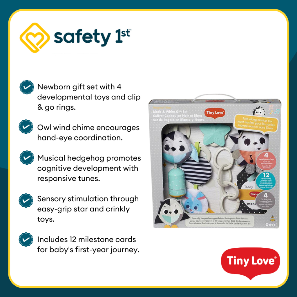 Safety 1st Gift Set Magical Tales Black & White - Tiny Love, Baby ...