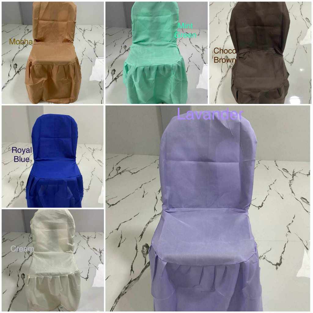 Monoblock Chair Cover and Ribbon| Standard Size /sold per 1pc | Shopee ...