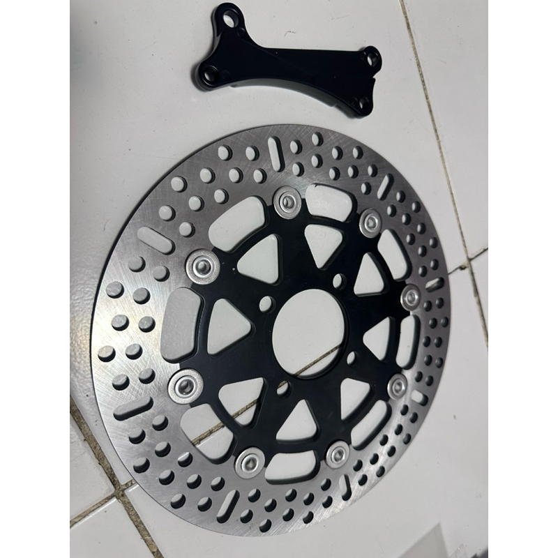 DISC PLATE WITH BRACKET 260MM 4HOLES BEAT/CLICK/SCOOPY/GENIO | Shopee ...