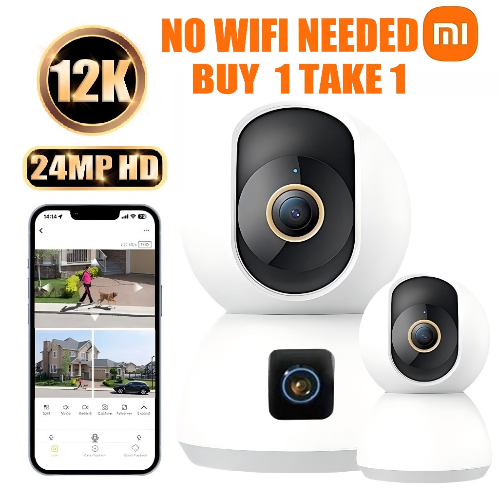 Xiaomi Original V380 Pro CCTV Camera Dual Lens Dual Screen NO WIF