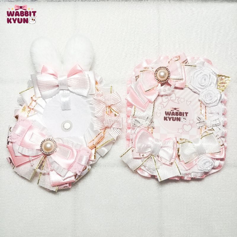 Custom order Ribbon toploader and Rosette for scheizca Shopee Philippines