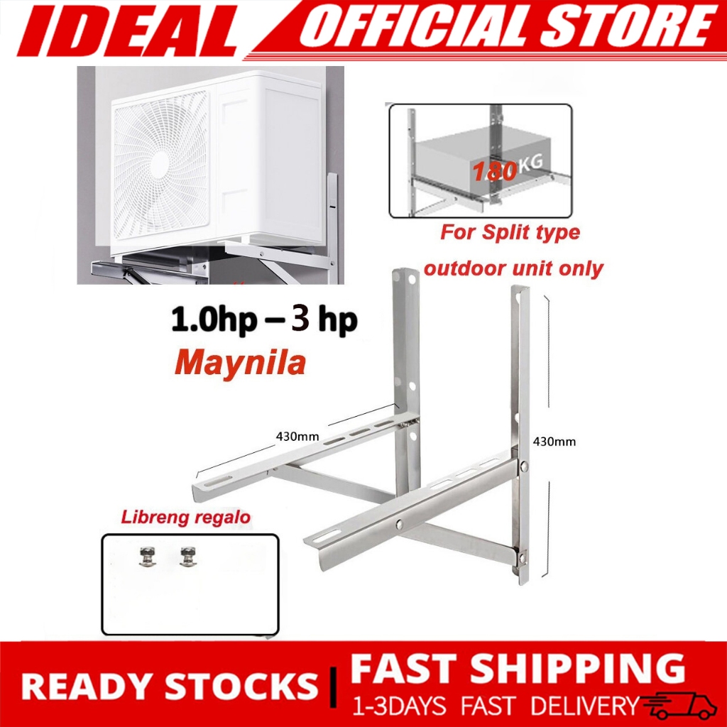 1hp to hp Air conditioner Angle Iron Bracket external unit hanger angle  iron rust-proof thickened