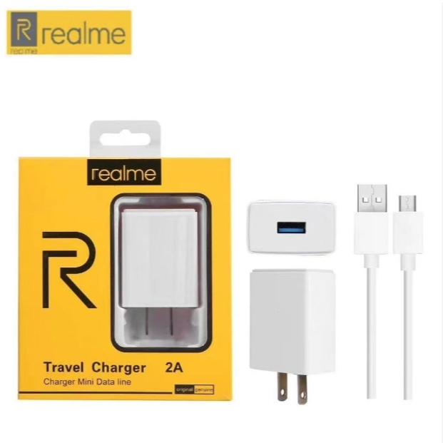 Realme Original Travel Charger Fast Charging 5V/2A Adapter With Micro ...
