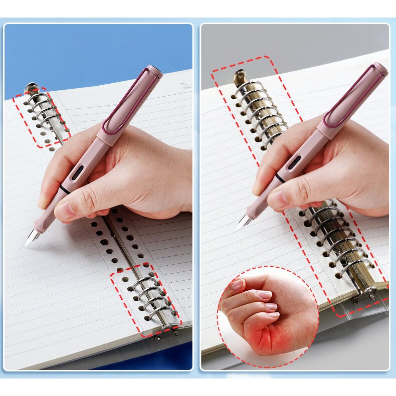 Wengu Loose-leaf transparent cover 4 rings binder upper and lower ...