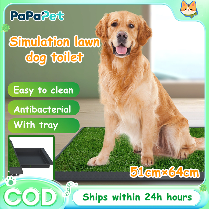 Dog Toilet Simulation Lawn Easy To Clean With Tray Antimicrobial Dog