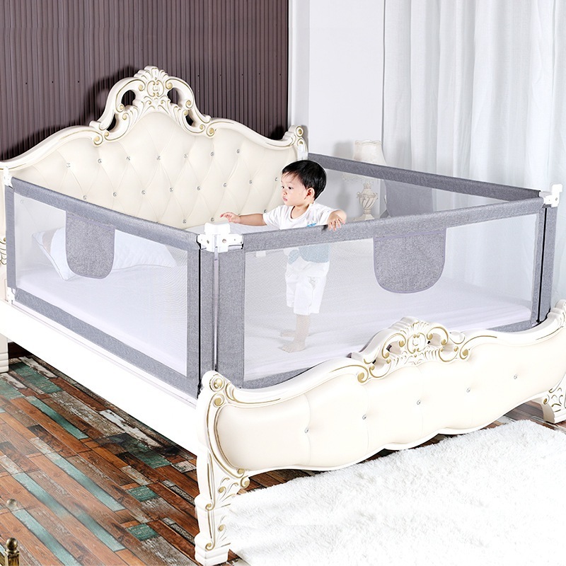 Bed Rails For Baby Anti-fall Baby Bed Fence Height Adjustable Bed Guard ...