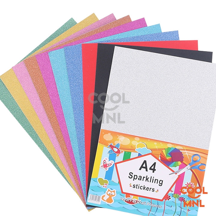Glitter Paper 48 Sheets Glitter Cardstock Paper - 24 Colors, A5 Size, 250GSM Heavyweight, No-Shed Sparkle For Cricut, Cards, Scrapbooking 24 Colors A5 Sparkle Cardstock - View #10
