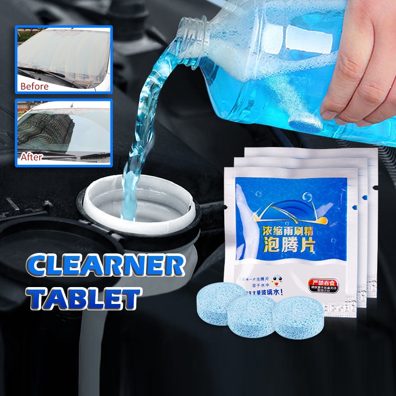 Car Effervescent Tablets Windshield Wiper Cleaner Glass Cleaning