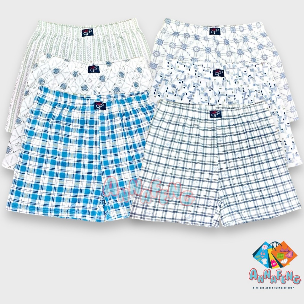 OPO Boxer Short White Printed Pang bahay Innerwear Shorts Unisex ...