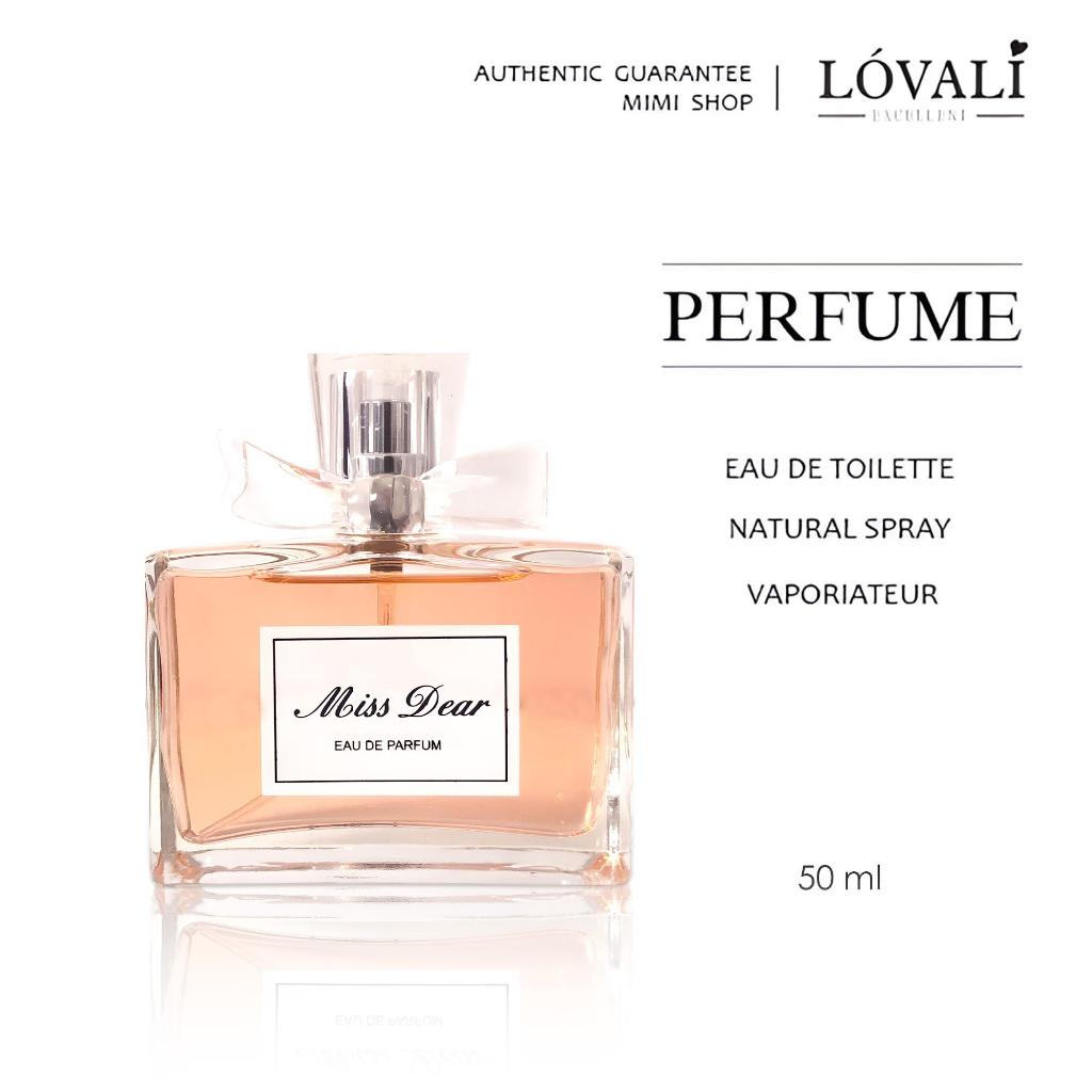 LOVALI MISS DEAR PERFUME FOR WOMEN 50ml Scented Scent Fragrance Aroma  Scented Scent Cologne