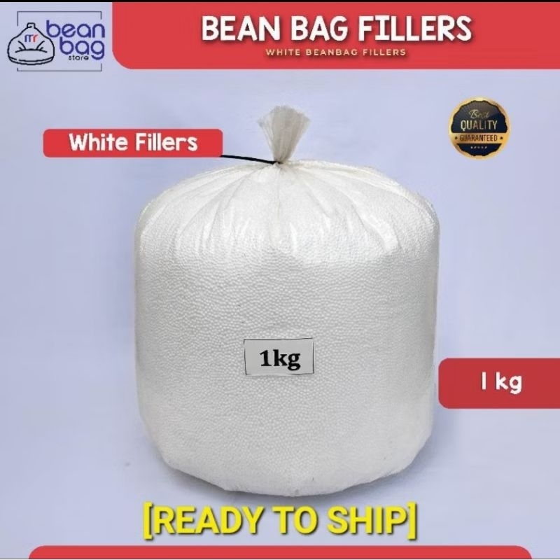 1kg White Beanbag Fillers Bean Bag Refill Shopee Philippines