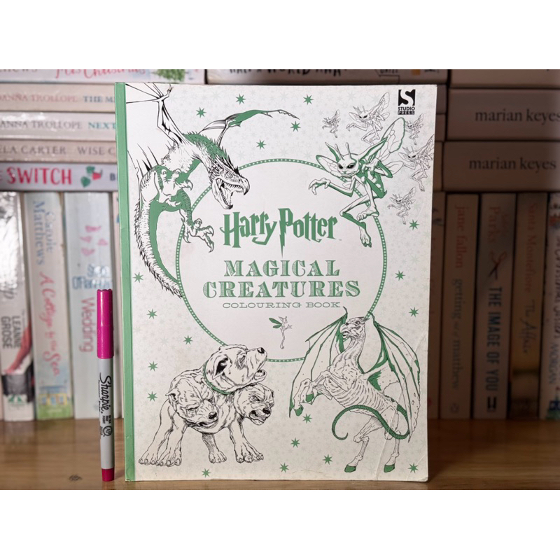Harry Potter Magical Creatures Colouring Book Adult Coloring Book ...