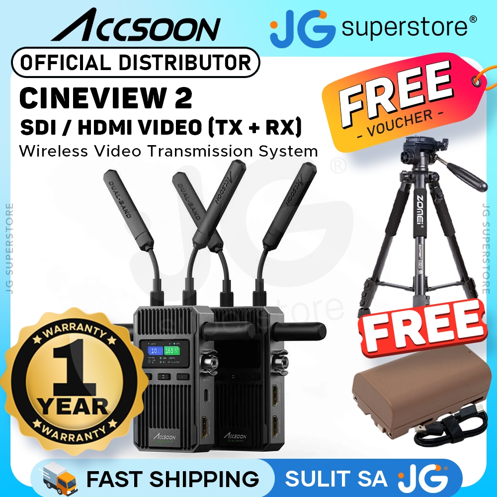 Accsoon CineView 2 SDI / HDMI 1080p Wireless Video (TX + RX ...