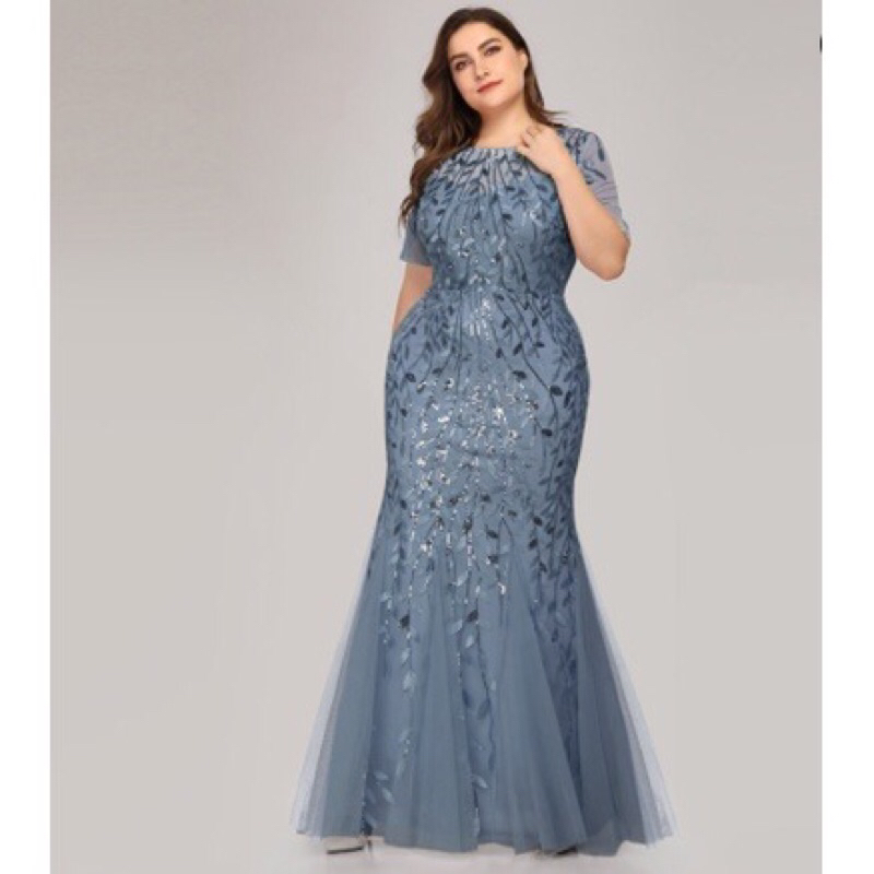 melody-ever-pretty-plus-size-prom-dress-lace-sequin-mermaid-korean