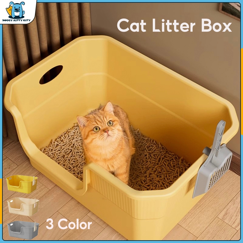 Cat Litter Box With Scoop Cat Toilet Kitty Litter Box Deodorization ...