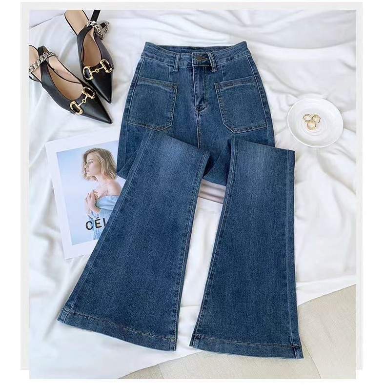 Maong Pants for Women High Waist Korean Baggy pants Wide Leg Pants ...