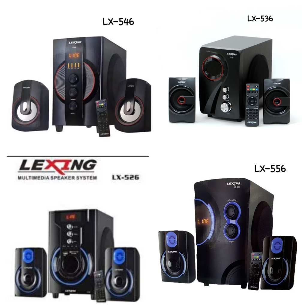 Lexing LX-556/536/546/526 2.1 with Bluetooth /SD/USB/FM Multimedia ...