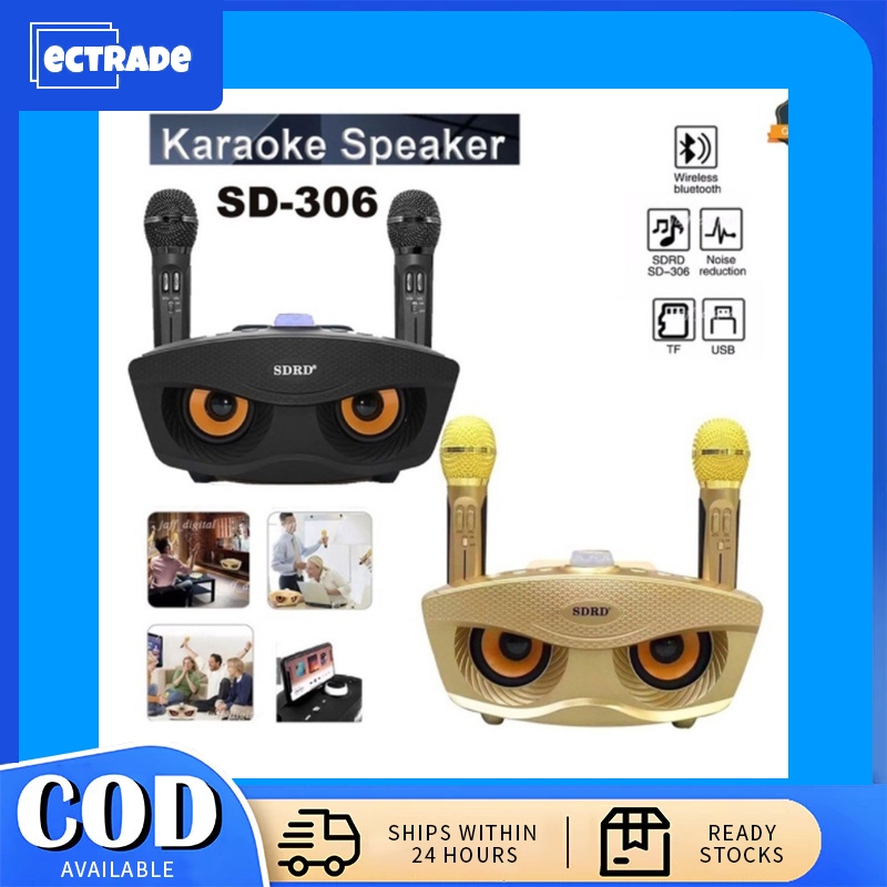 Wireless Bluetooth Karaoke Speaker with Dual Microphones for Immersive ...