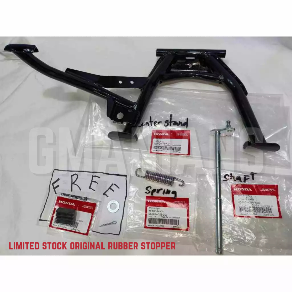 GENUINE Center stand SET CLICK 125/ 150 V1/V2/v3 wth FREE RUBBER ...