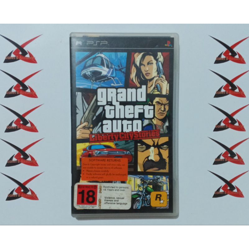 Jeu PSP GTA Liberty City Stories - Grand Theft Auto - UMD - Très Bon état