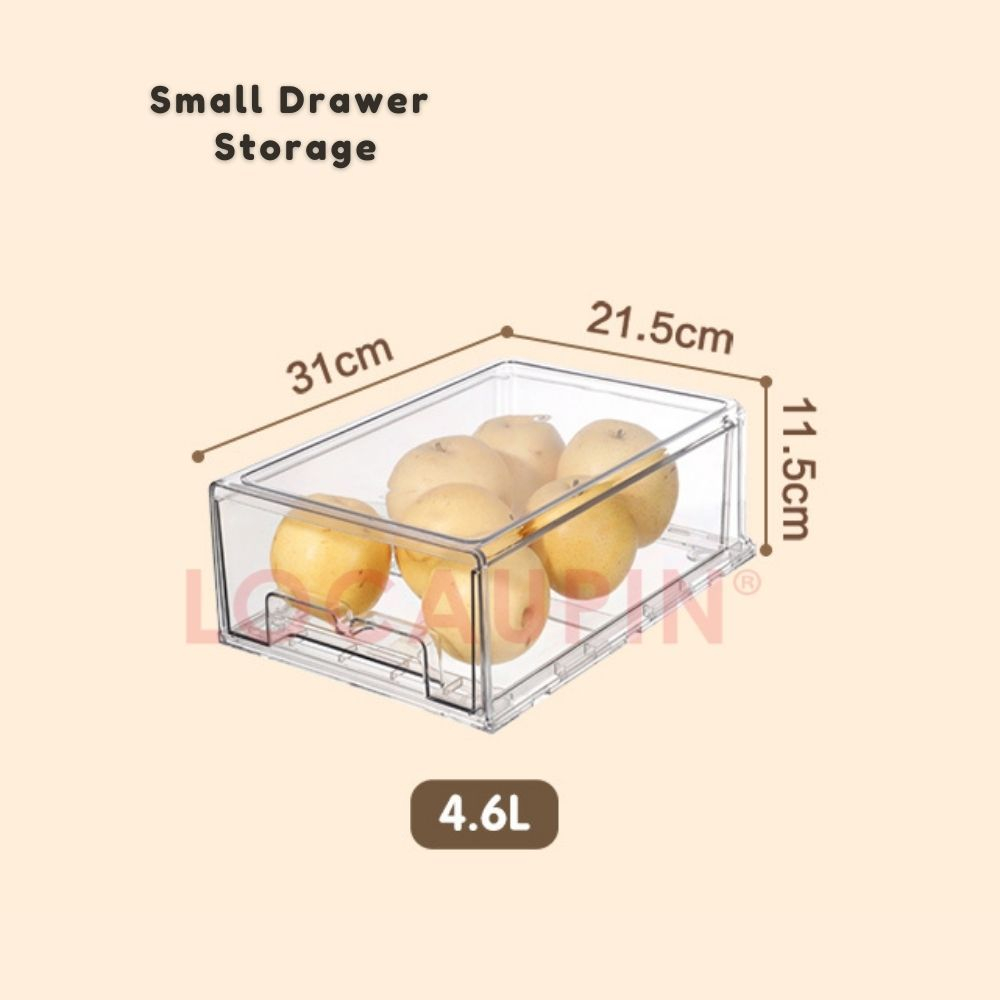 LOCAUPIN Stackable Food Container Fruit Vegetable Drawer Storage Keeper ...