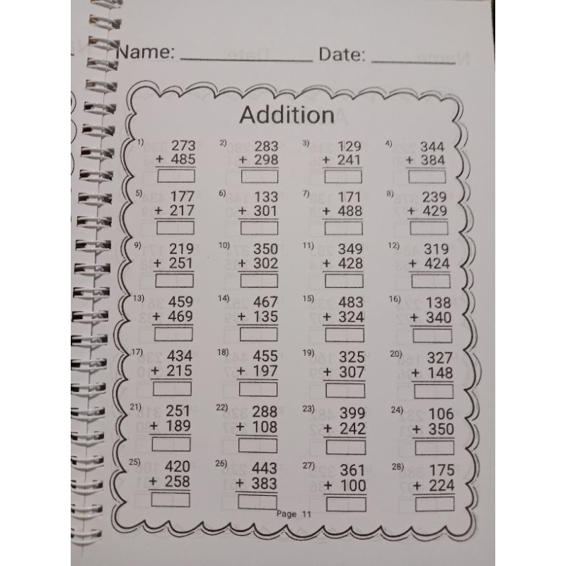 MDAS BOOKLET (MULTIPLICATION,DIVIISON,ADDITION,SUBTRACTION) | Shopee ...