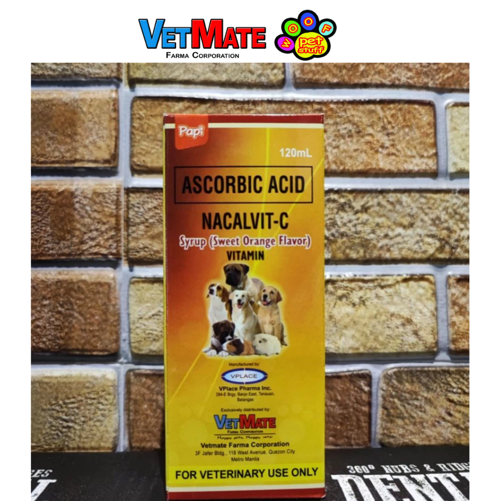 PAPI Nacalvit - C Vitamins Syrup for Pets Dogs, Cats, Birds, Hamster ...