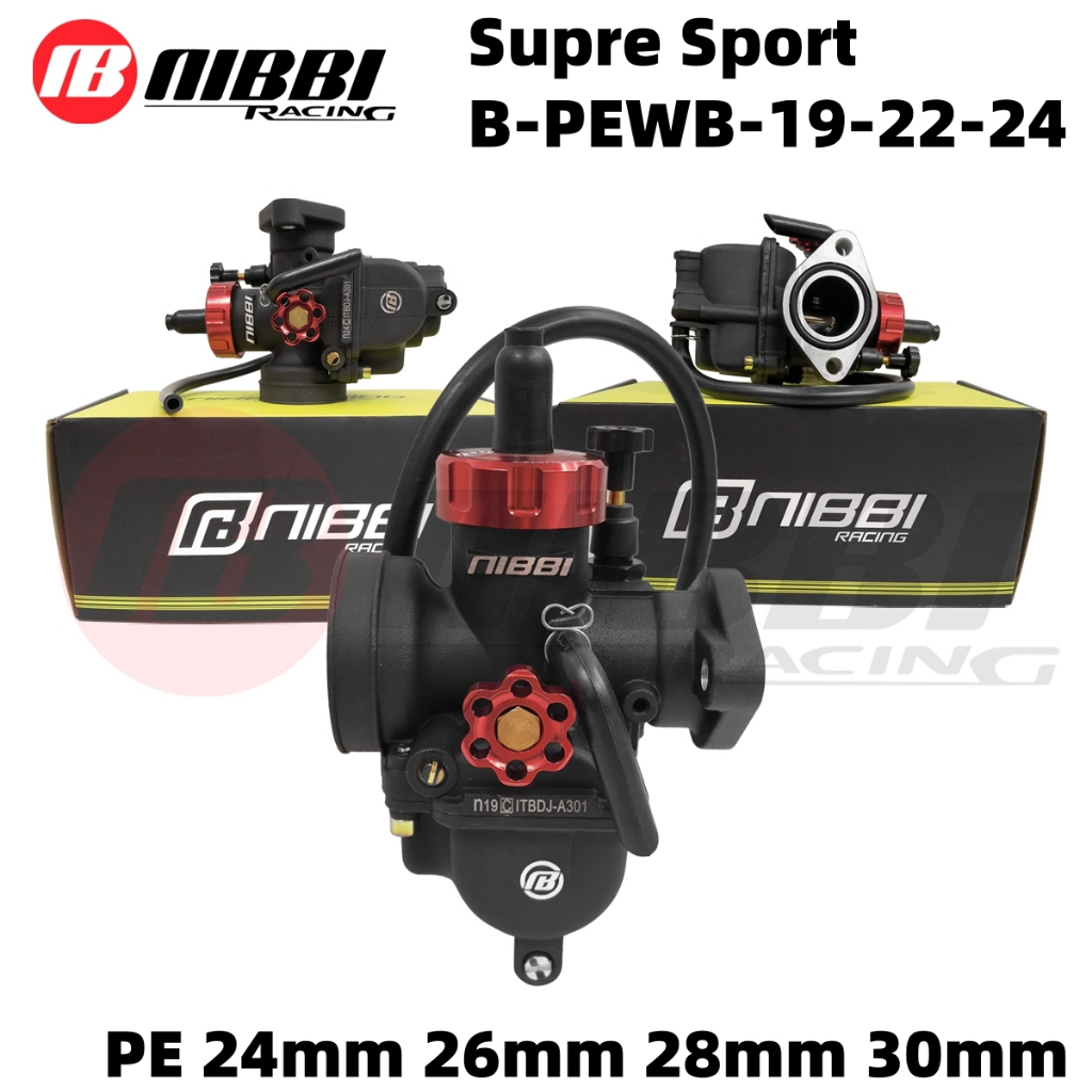 Nibbi Racing Carburetor Super Sport PE24mm 26mm 28mm 30mm PEWB19-22 ...