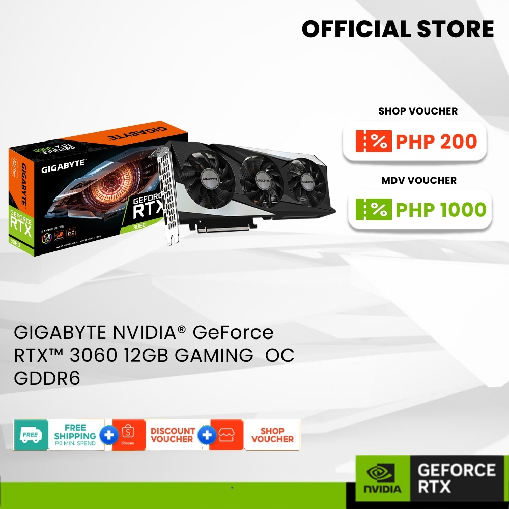 Gigabyte NVIDIA® GeForce RTX™ 3060 Gaming OC 12GB with LHR Graphic Card ...