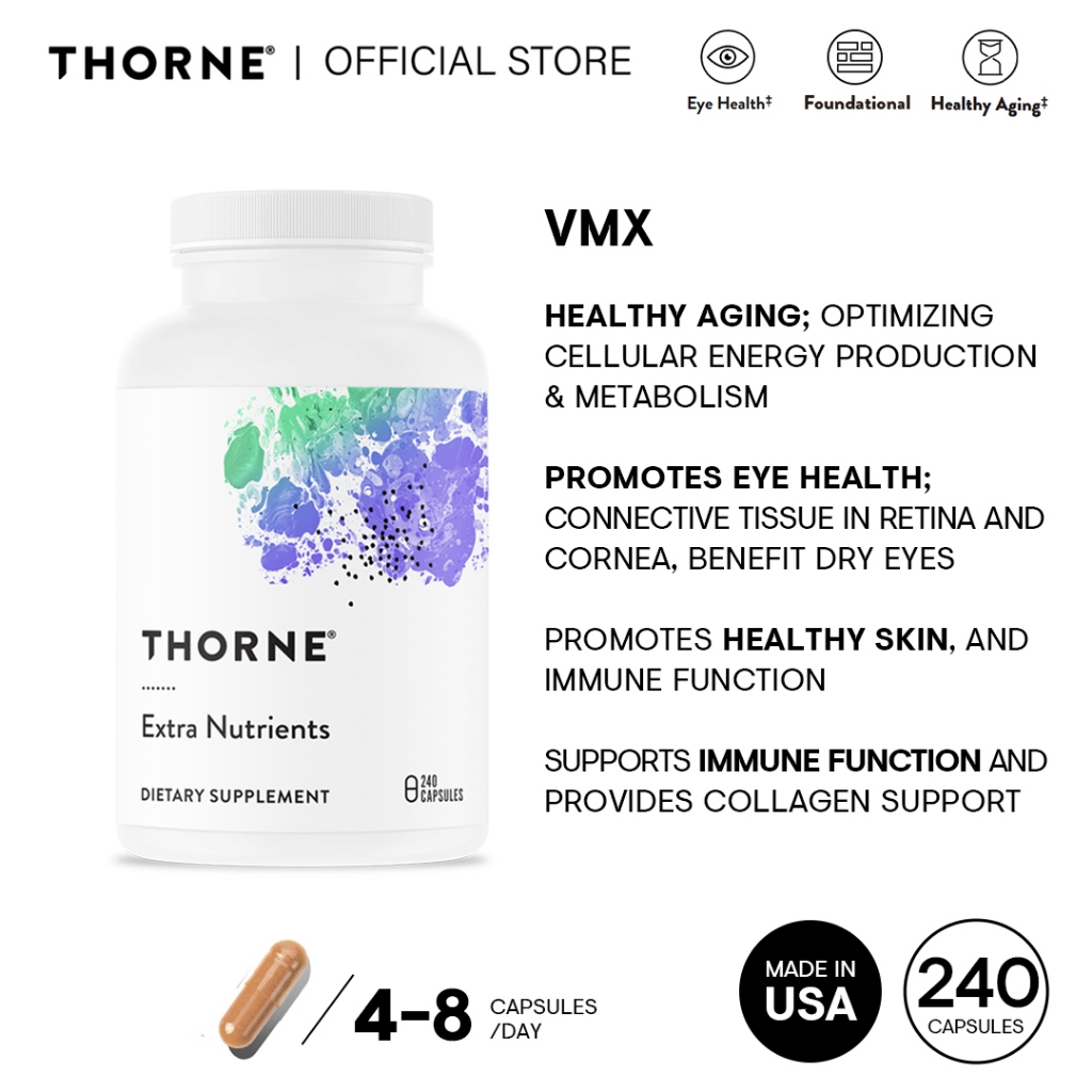 Thorne Advanced Nutrients 240 Capsules | Shopee Philippines
