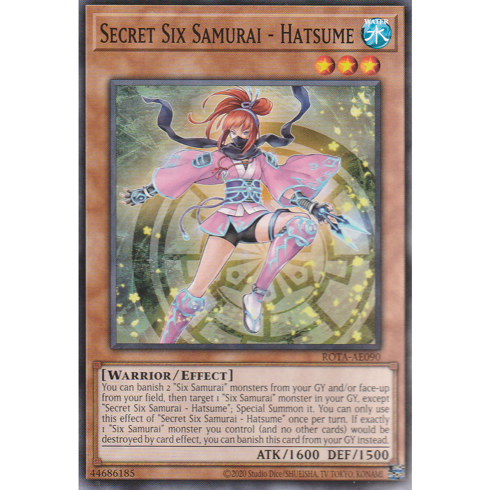 ROTA-AE090 Secret Six Samurai - Hatsume (N) | Shopee Philippines