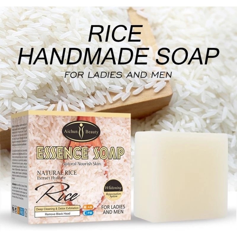 Aichun Beauty Natural Nourish Skin Rice Essence Soap | Shopee Philippines