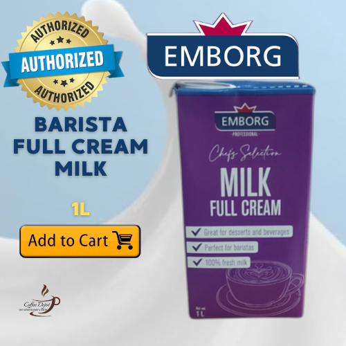Emborg Full Cream Chef's Selection - Rich, Creamy, Barista-Grade Milk ...