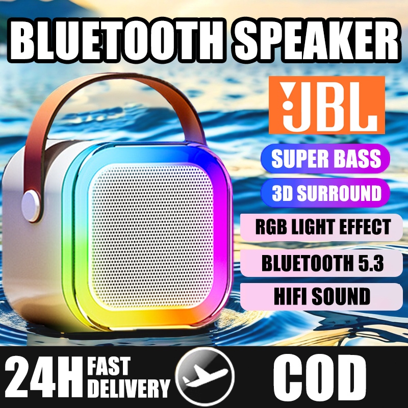 Mini Karaoke Wireless Speaker Bluetooth Microphone Home KTV Portable ...