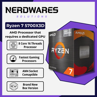 Ryzen 7 9800x3d AMD Ryzen 7 5700X3D 8-Core 16-Thread 4.1GHz