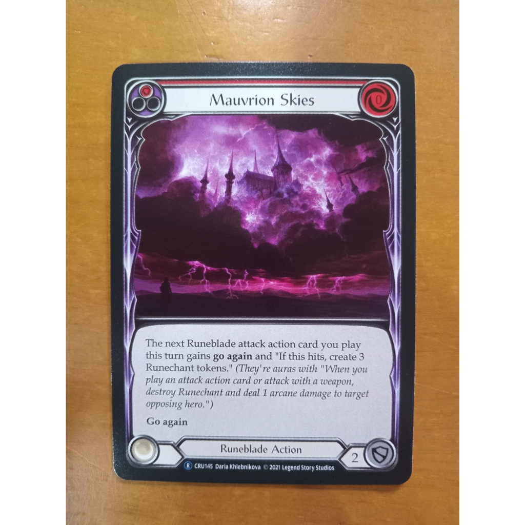 FAB Flesh and Blood TCG: Mauvrion Skies CRU History Pack Vol 1