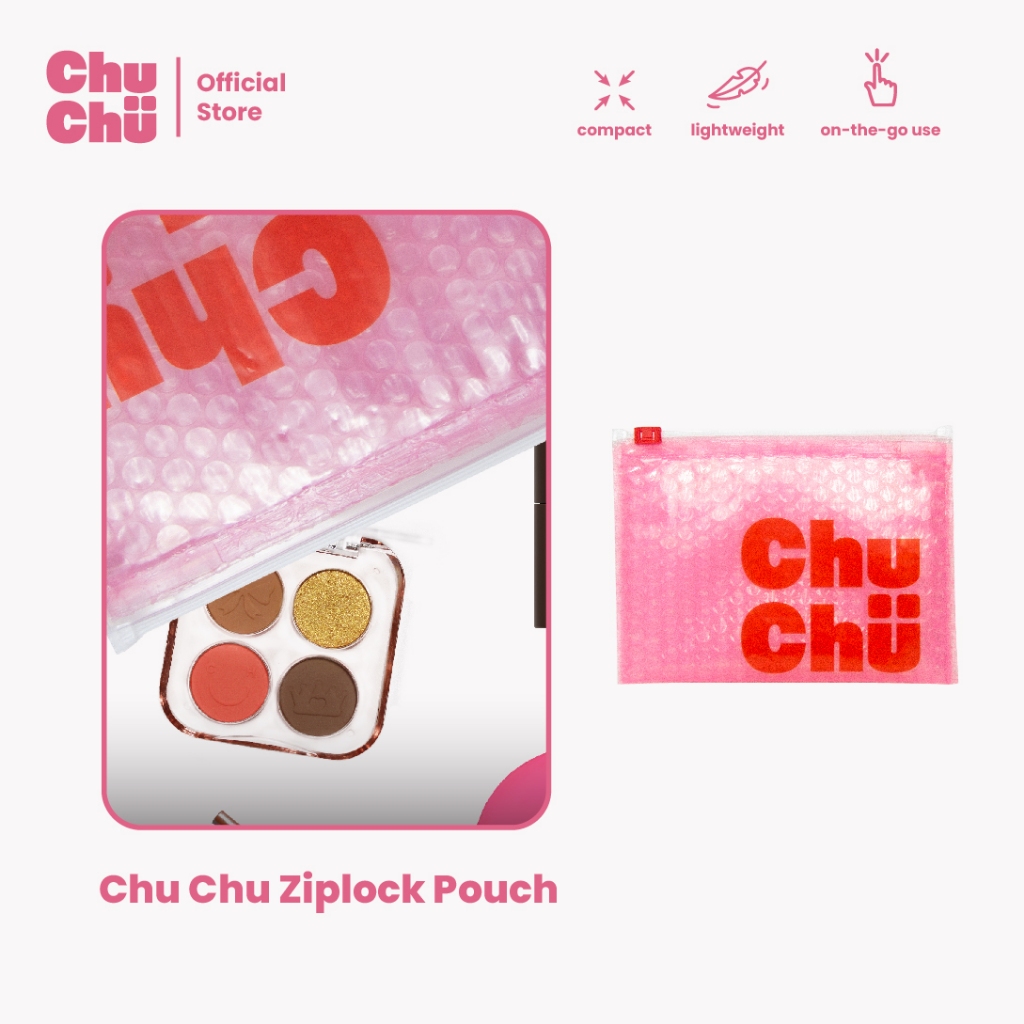 Chu Chu Beauty Pink Ziplock Pouch | Shopee Philippines