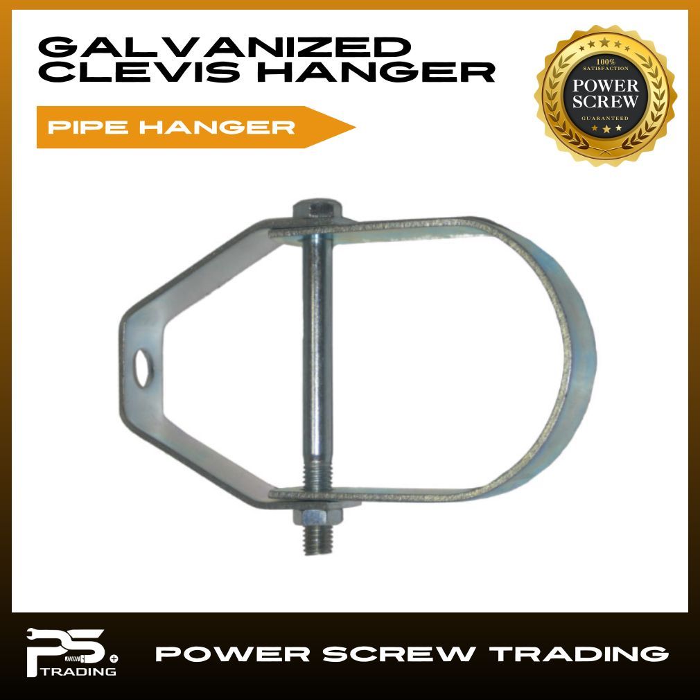 6", 8" Galvanized Clevis Hanger Pipe Hanger Heavy Duty Adjustable Angle ...