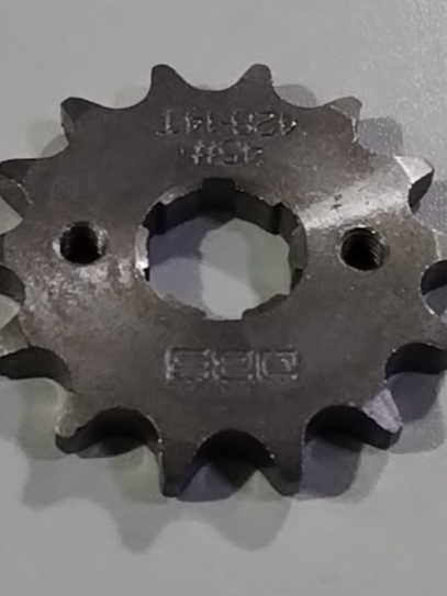 thumbnail image 2 of 428 Chain 16 Tooth 17mm Motorcycle Front Engine Sprocket Titanium Tone For ATV UTV 110cc 125cc 140cc 150cc 160cc Engine 2 of 10
