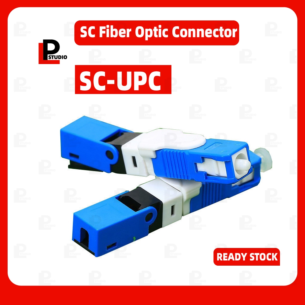 SC -UPC/APC Single mode ESC250D Fiber optic quick connector Embedded ...