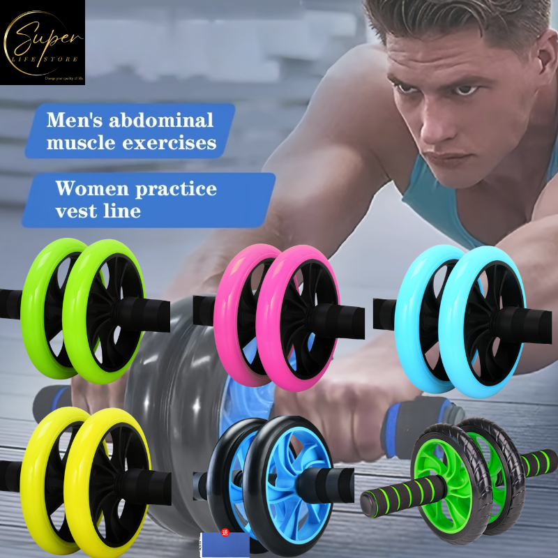 【SLS】Exercise equipment for belly Abs roller with elbow support Gym ...