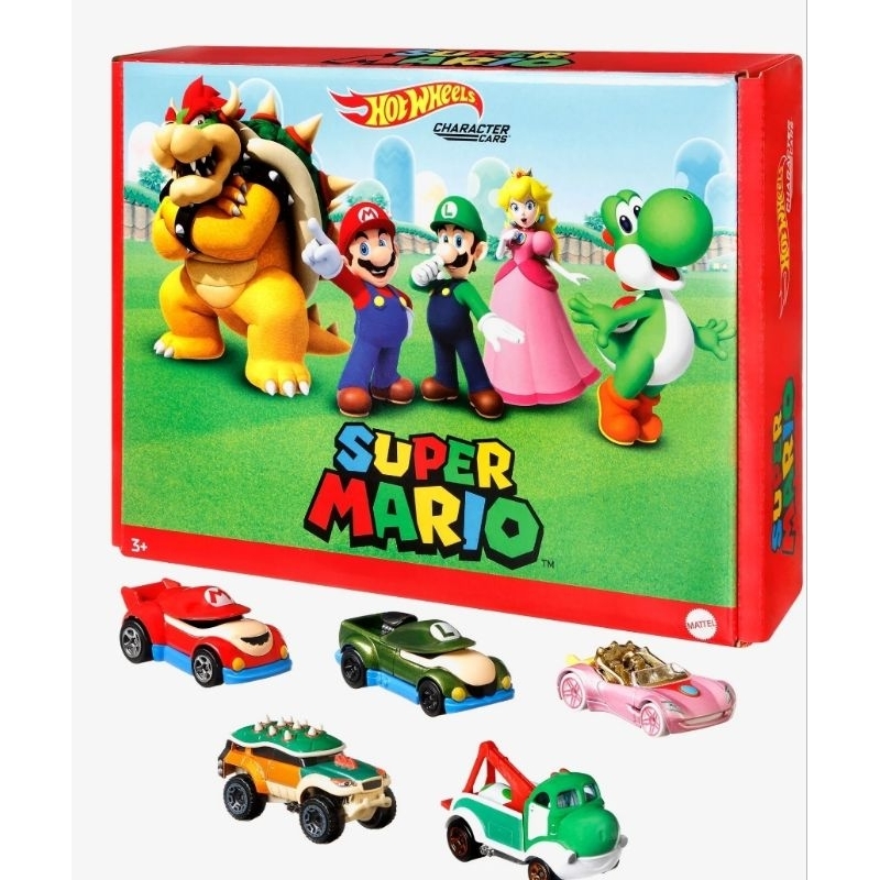 Hot Wheels Super Mario Character Cars 5-Pack | Shopee Philippines
