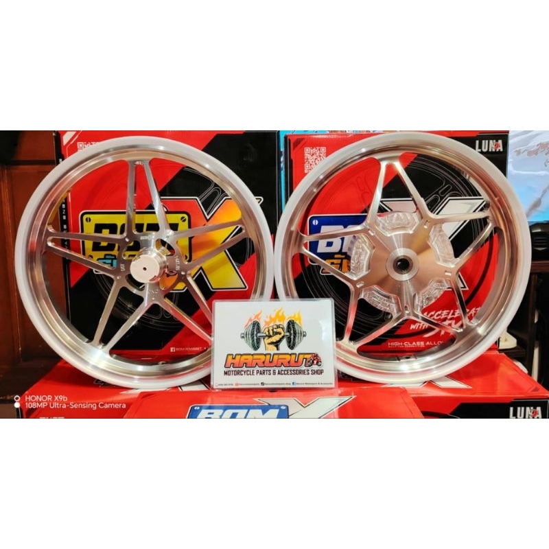 Bom x Lynx star for Aerox v1 v2 color silver | Shopee Philippines